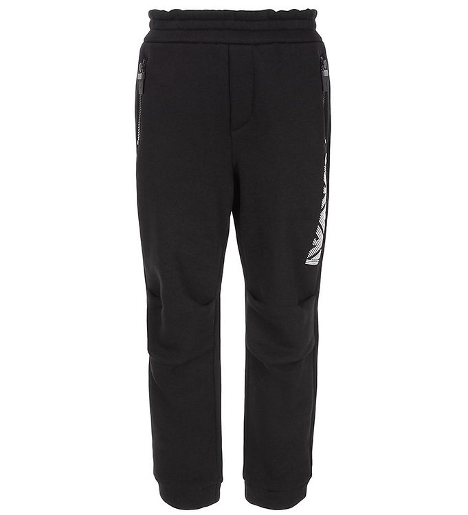 Emporio Armani Sweatpants Sort M Hvid