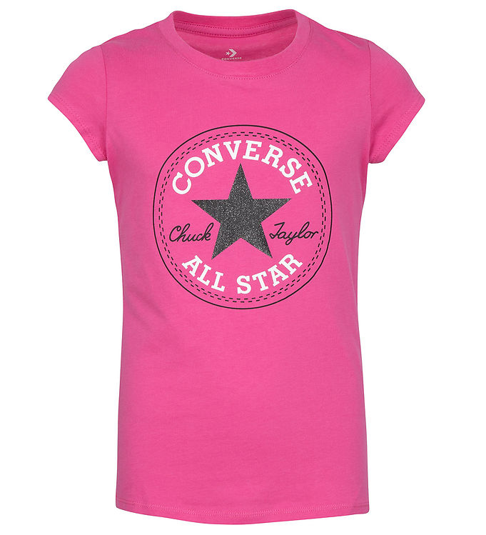 Billede af Converse T-shirt - Pink m. Logo