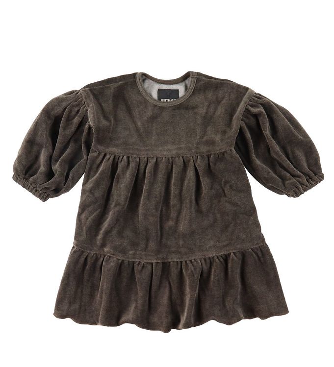 Billede af Huttelihut Kjole - Daily - Velour - Brown