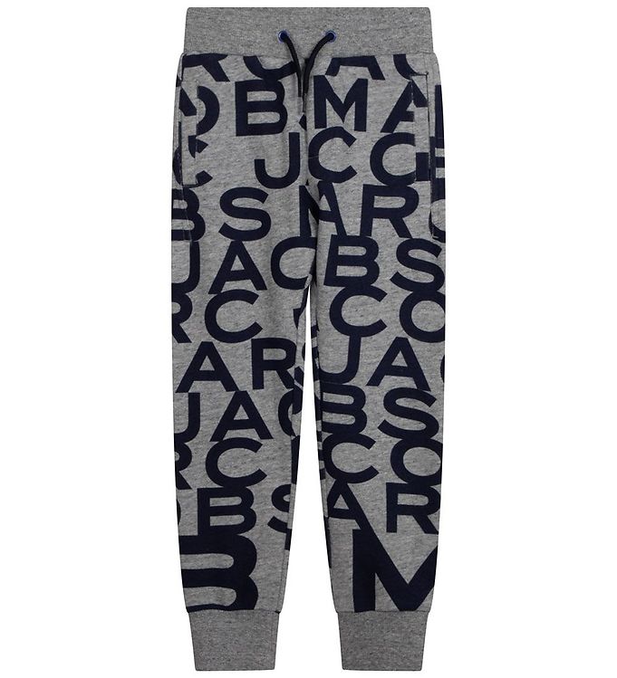 Image of Little Marc Jacobs Sweatpants - Cosmic Nature - Gråmeleret m. Na - 5 år (110) - Little Marc Jacobs Bukser - Bomuld (269500-3516093)
