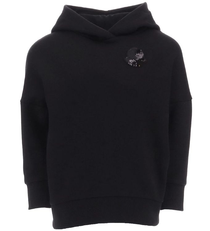 Moncler Sweatkjole - Sort m. Pailletter