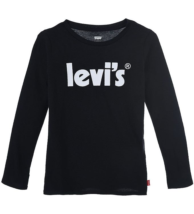 Image of Levis Bluse - Poster Logo - Black - 16 år (176) - Levis Bluse (269568-3517672)