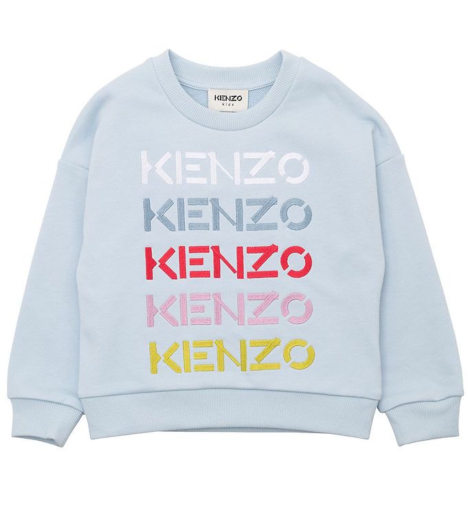 Kenzo Sweatshirt - Nova - Lyseblå med Tekst