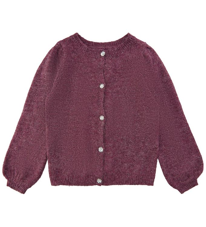 Image of The New Cardigan - Dolly - Strik - Maroon - 9-10 år (134-140) - The New Cardigan (269885-3521640)
