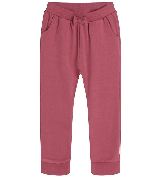 Image of Hust and Claire Sweatpants - Thildaia - Purple Fig - 2 år (92) - Hust and Claire Bukser - Bomuld (270264-3531055)