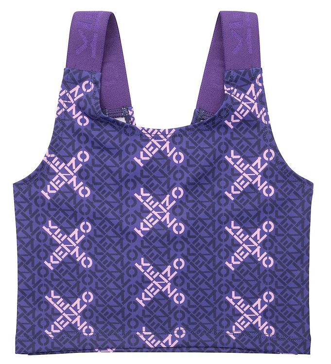 Kenzo Træningstop Energy Plum M. Logoer