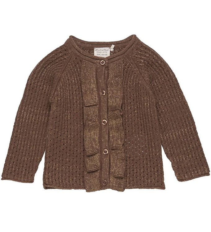 Image of Minymo Cardigan - Cocoa Brown (270950-3545611)