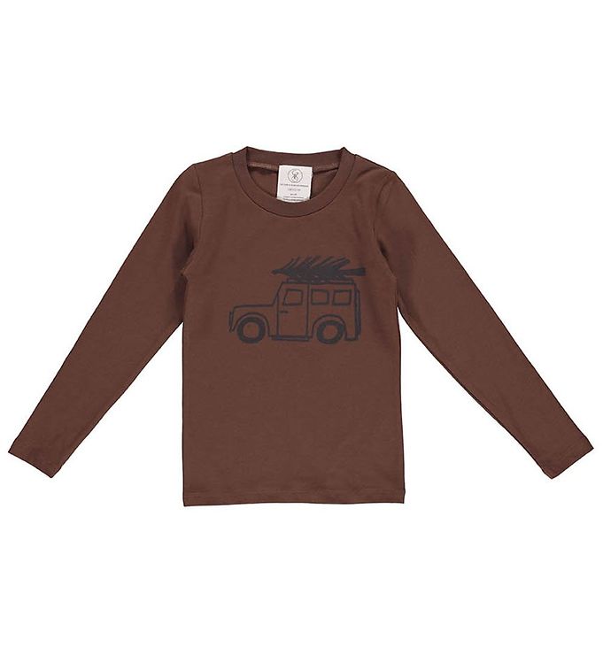 Image of Gro Bluse - Apollo - Coffee - 1 år (80) - Gro Bluse (270781-3543856)