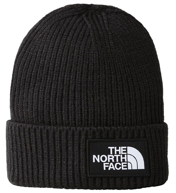 13: The North Face Hue - Strik - Box Logo Beanie - Sort