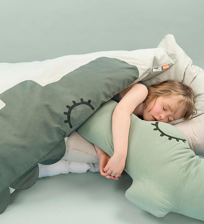 cement høflighed midt i intetsteds Done by Deer Sengetøj - Baby - Croco Blue » Altid fri fragt i DK