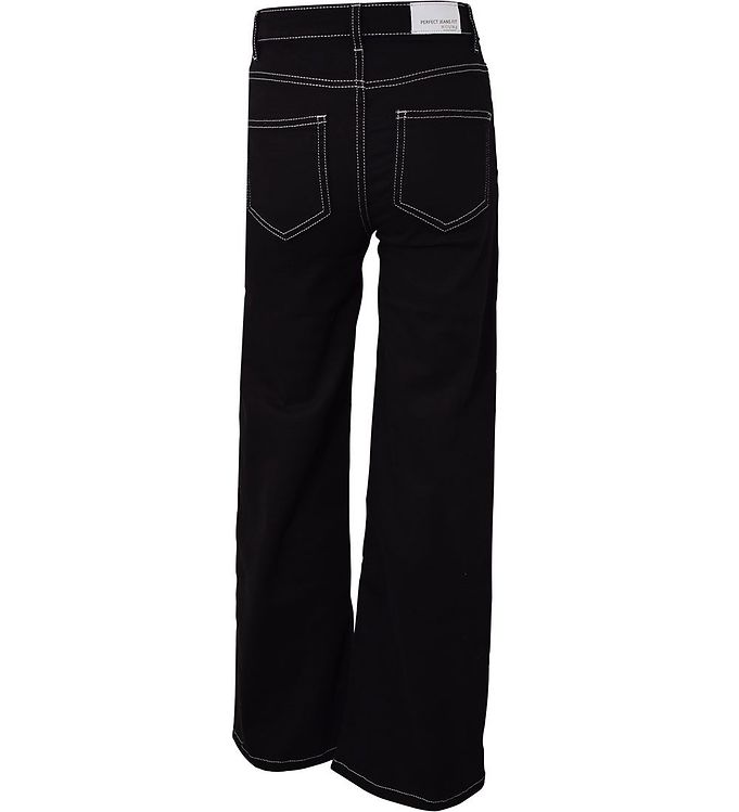 Hound Jeans Wide - Black Denim Gratis hjemmelevering DK