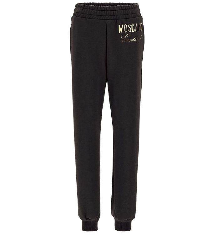 #2 - Moschino Sweatpants - Sort m. Guld