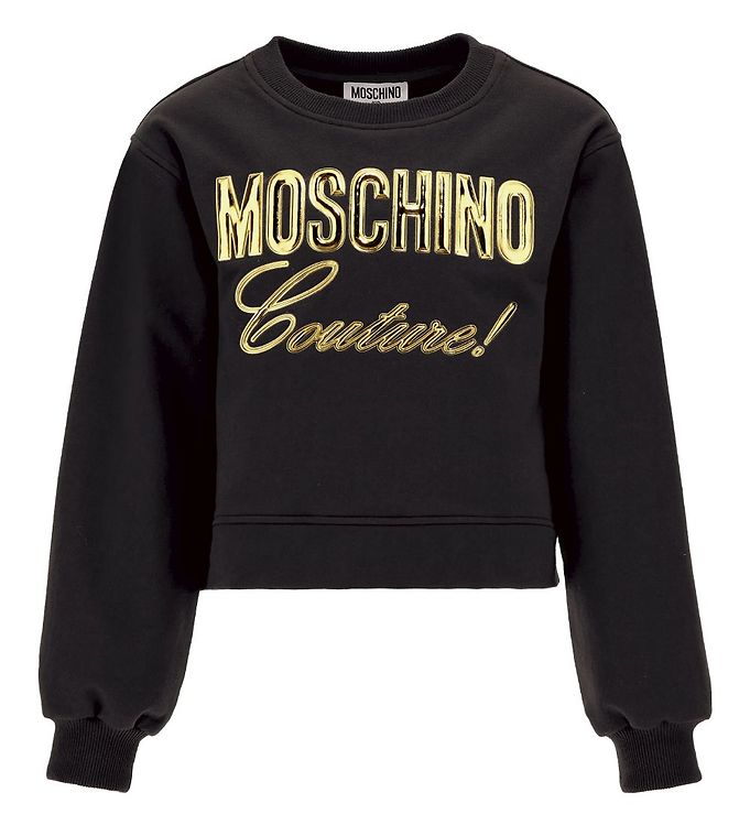 #3 - Moschino Sweatshirt - Sort m. Guld