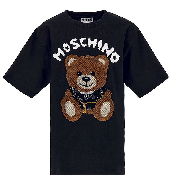 8: Moschino T-shirt - Sort m. Bamse