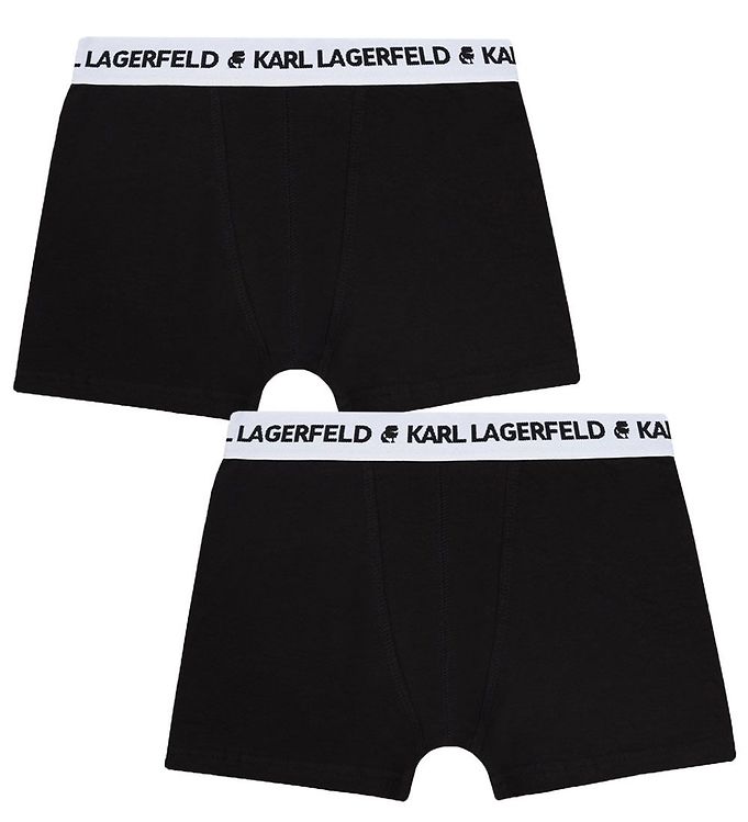 Image of Karl Lagerfeld Boxershorts - 2-pak - Tron - Sort - 8 år (128) - Karl Lagerfeld Boxershorts (272199-3565806)
