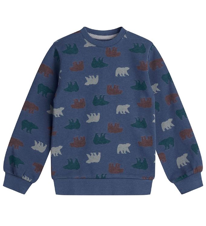 #2 - Noa Noa miniature Sweatshirt - Grizzly - Sargasso Sea