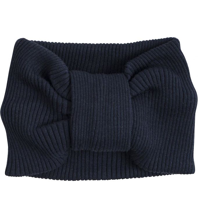 #2 - Minimalisma Hårbånd - Bi - Silke/Bomuld - Dark Navy