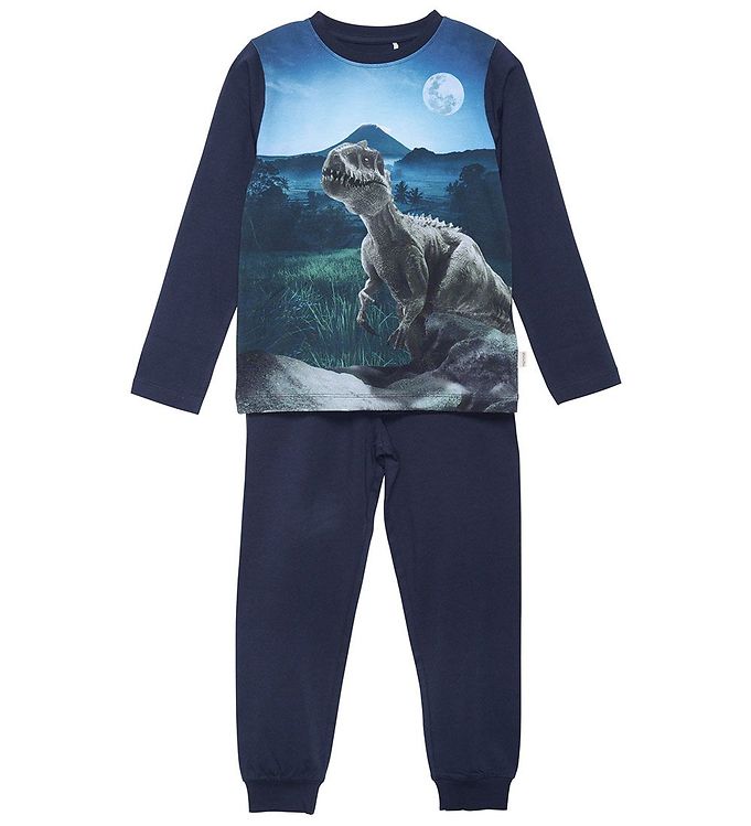 Billede af Minymo Nattøj - Navy Night m. Dinosaur