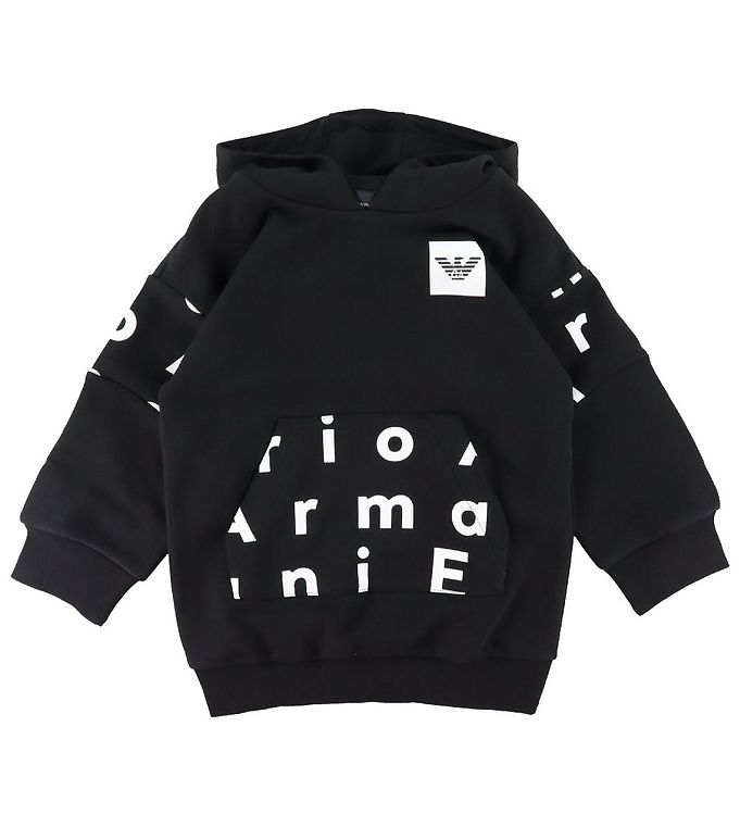 Emporio Armani Hættetrøje Sort M. Print