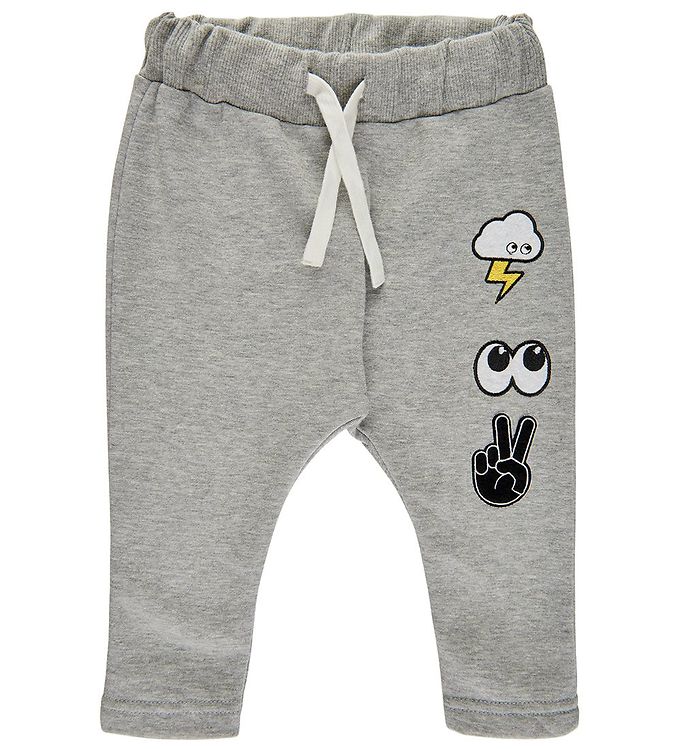 The New Siblings Sweatpants Light Grey Melange