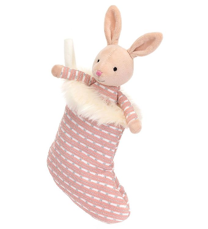 Jellycat Bamse - 20 cm Shimmer Stocking Bunny female