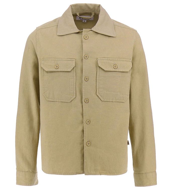 5: Hound Skjorte - Worker Shirt - Sand