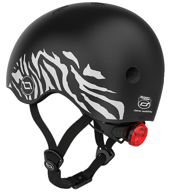 #3 - Scoot and Ride Lifestyle Cykelhjelm Zebra