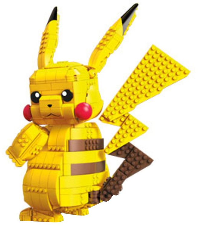 Image of MEGA Pokemonfigur - Jumbo Pikachu - OneSize - MEGA Bloks Legetøj (288879-4146940)
