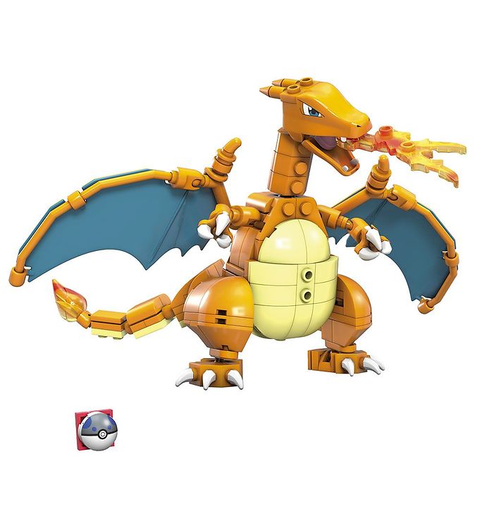 Image of MEGA Pokemonfigur - Pokémon Construx Charizard - OneSize - MEGA Bloks Legetøj (289315-4156689)