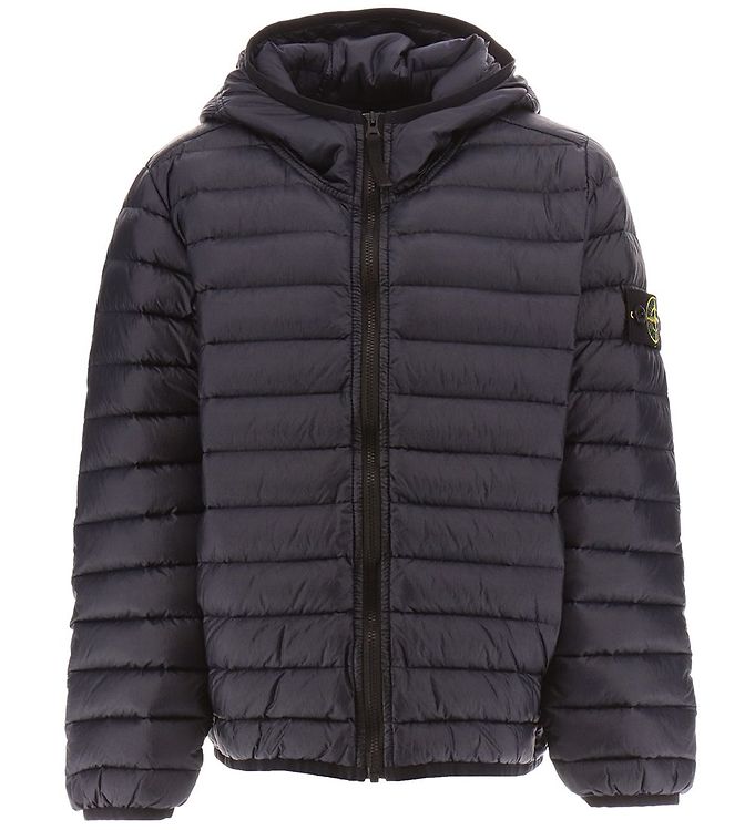 Image of Stone Island Dunjakke - Navy - 10 år (140) - Stone Island Dunjakke (289745-4164213)
