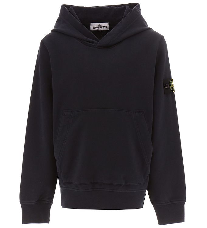 Image of Stone Island Hættetrøje - Navy - 10 år (140) - Stone Island Hættetrøje (289826-4165227)