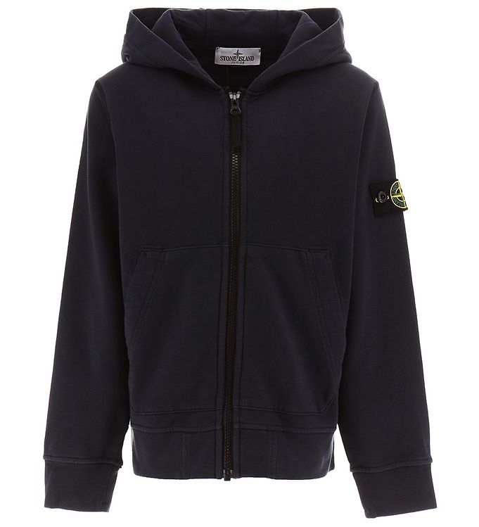 Image of Stone Island Cardigan - Navy - 10 år (140) - Stone Island Cardigan (289836-4165285)