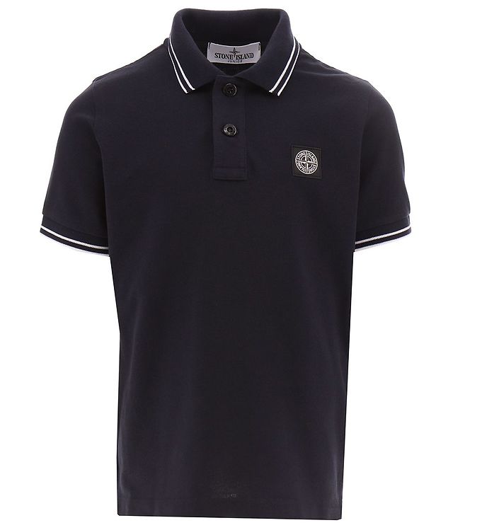 Image of Stone Island Polo - Navy - 10 år (140) - Stone Island Polo (289850-4165360)