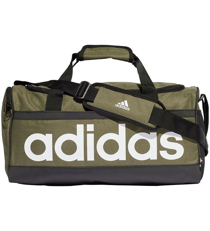 9: Adidas Essentials Linear Sportstaske, Medium Unisex Tilbehør Og Udstyr Grøn No Size