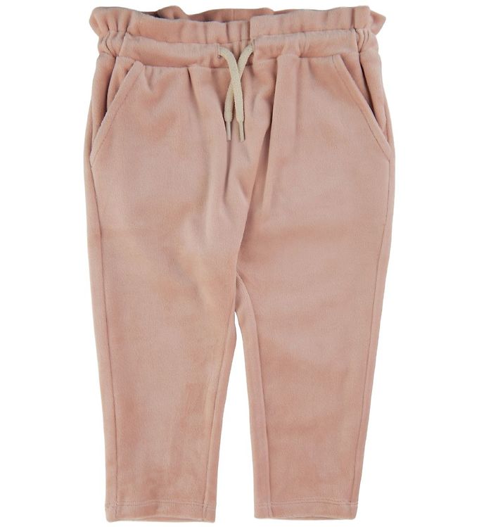 Image of The New Siblings Sweatpants - Velour - TnsFlima - Peach Beige - 68 - The New Sweatpants (289807-4164748)