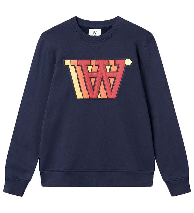 #2 - Wood Wood Sweatshirt - Tye Applique - Navy