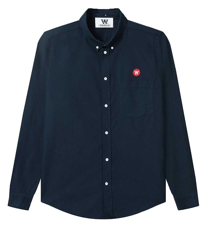 Wood Wood Skjorte Tod Shirt Navy