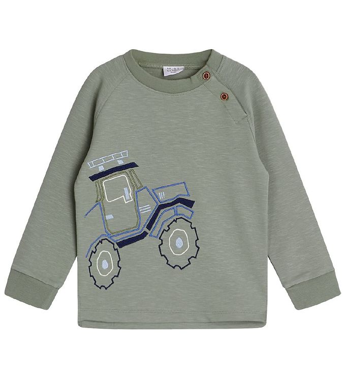 #2 - Hust and Claire Sweatshirt - Aslak - Seagrass m. Traktor