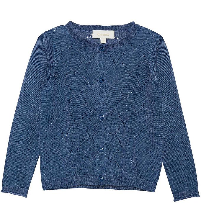 Creamie Cardigan Strik Vintage Indigo