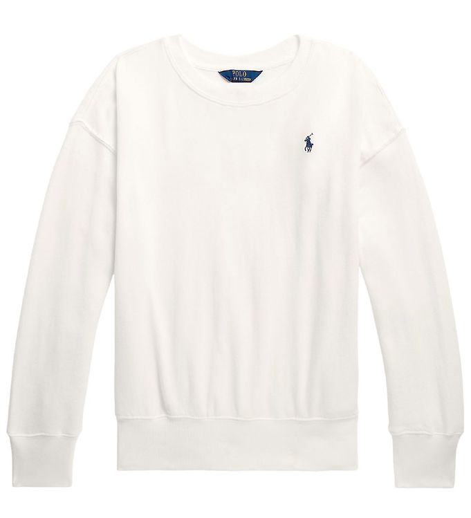 15: Polo Ralph Lauren Sweatshirt - Watch Hill - Hvid m. Print