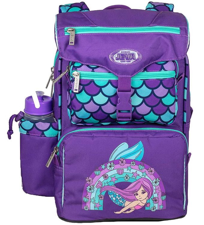JEVA Beginners Skoletaske Rainbow Mermaid