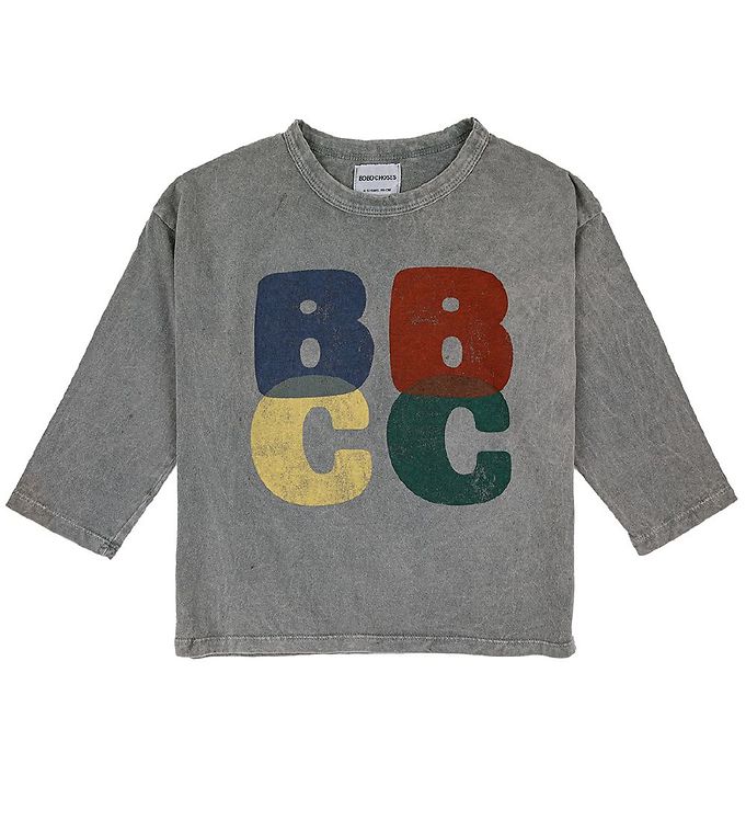 Image of Bobo Choses Bluse - Color Block - Grå (291659-4192062)