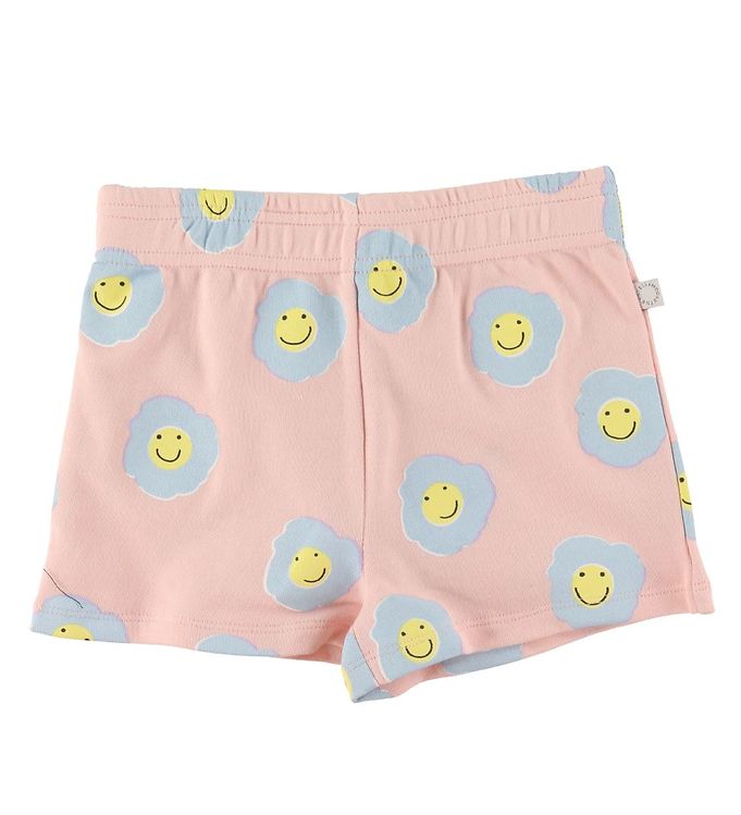 Stella Mccartney Kids Sweatshorts Rosa/lyseblå M. Blomster