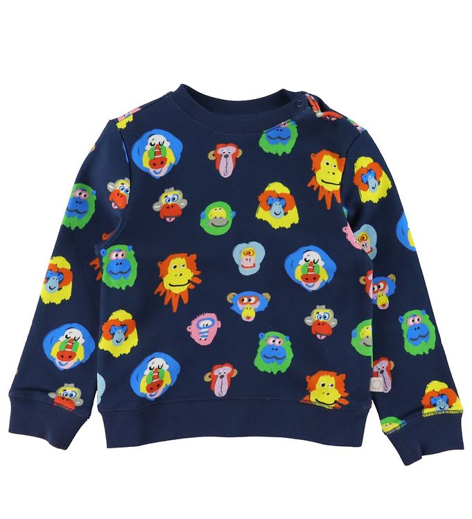 Stella McCartney Kids Sweatshirt - Navy m. Aber