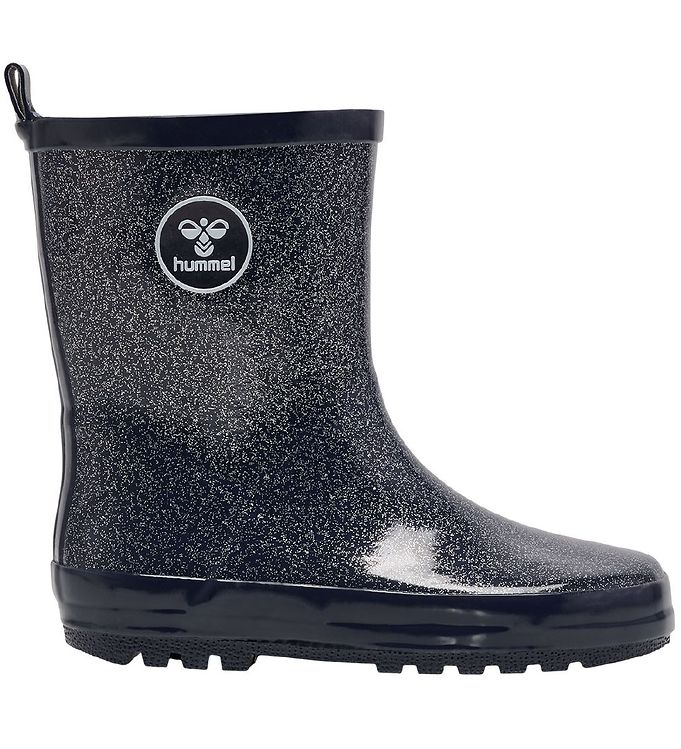 Hummel Gummistøvler - Rubber Boot Glitter Jr Black Iris female