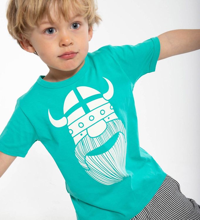 T-shirt - - Aqua Erik » Altid fri fragt i DK