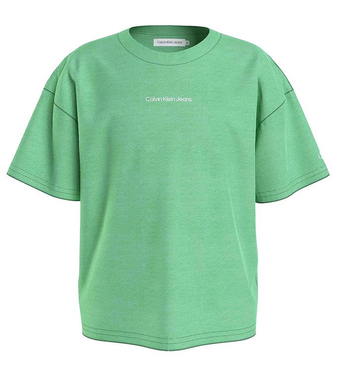 Calvin Klein T-shirt - Logo Boxy Neptunes Wave