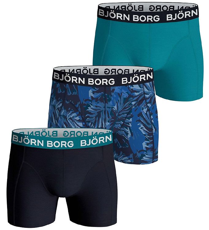 Image of Björn Borg Boxershorts - 3-pak - Blå (292116-4197783)