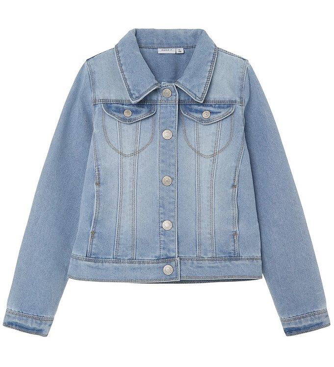 #3 - Name It Denimjakke - Noos - NkfStar - Light Blue Denim