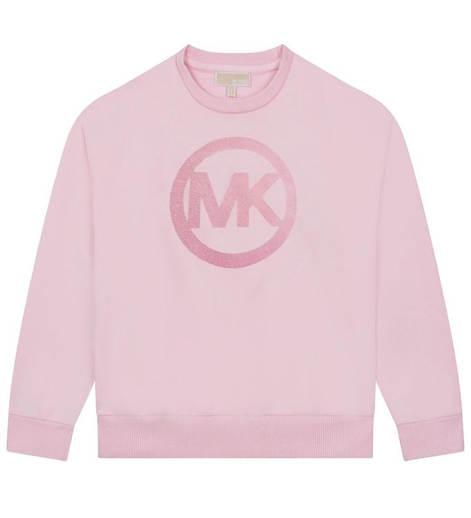 Michael Kors Sweatshirt - Washed Pink m. Pailletter